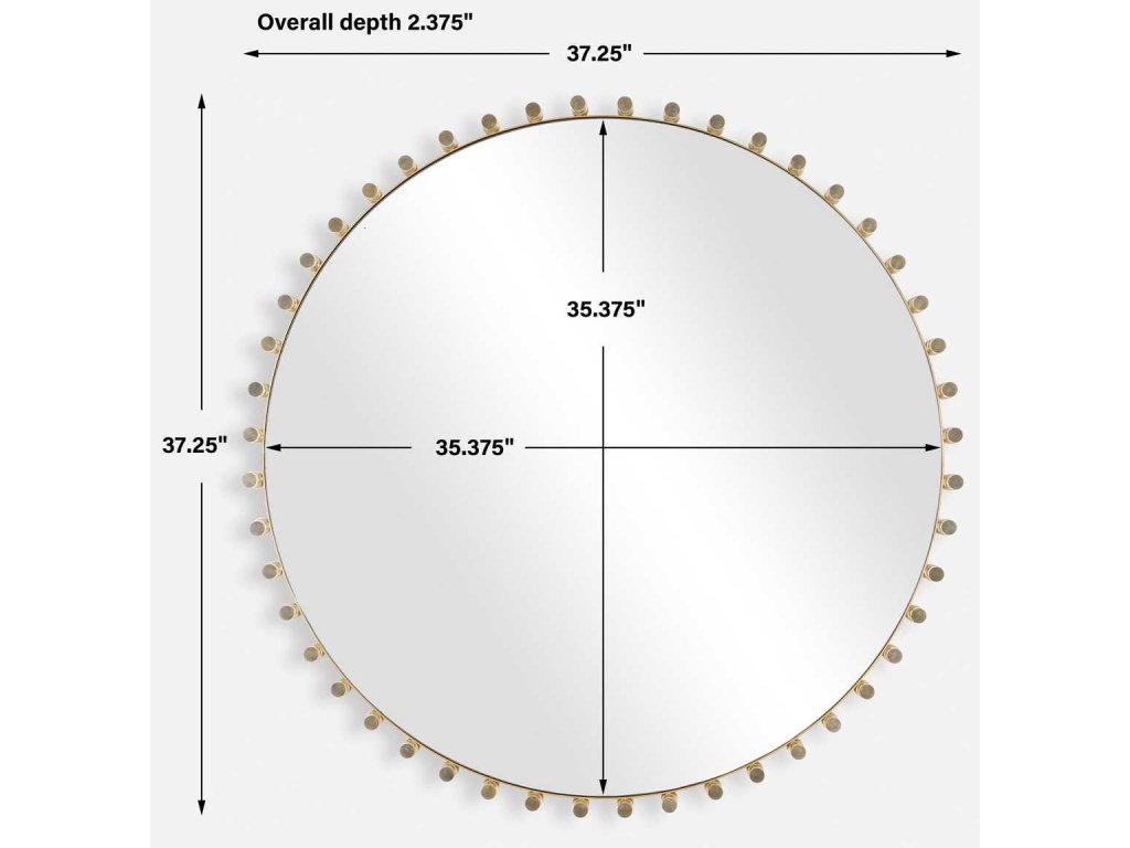 Avelyne Round Mirror - image 5