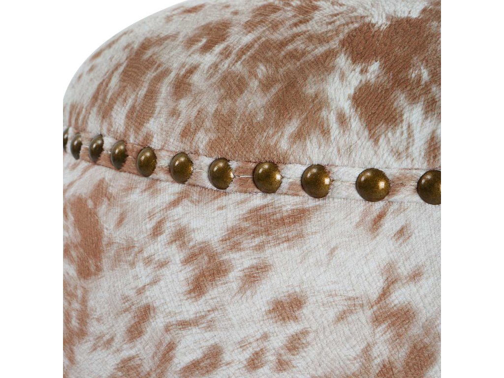 Gumdrop Ottoman, Cow Hide - image 5