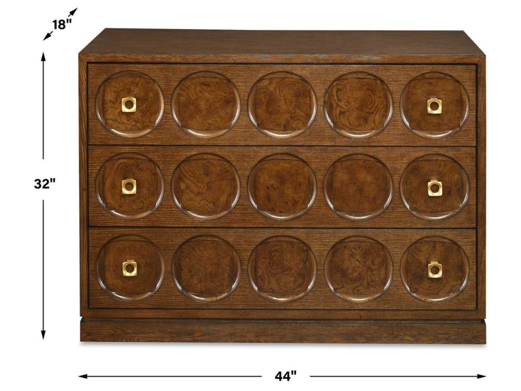 Roundabout 3 Drawer Chest - Cocoa Brown - image 9