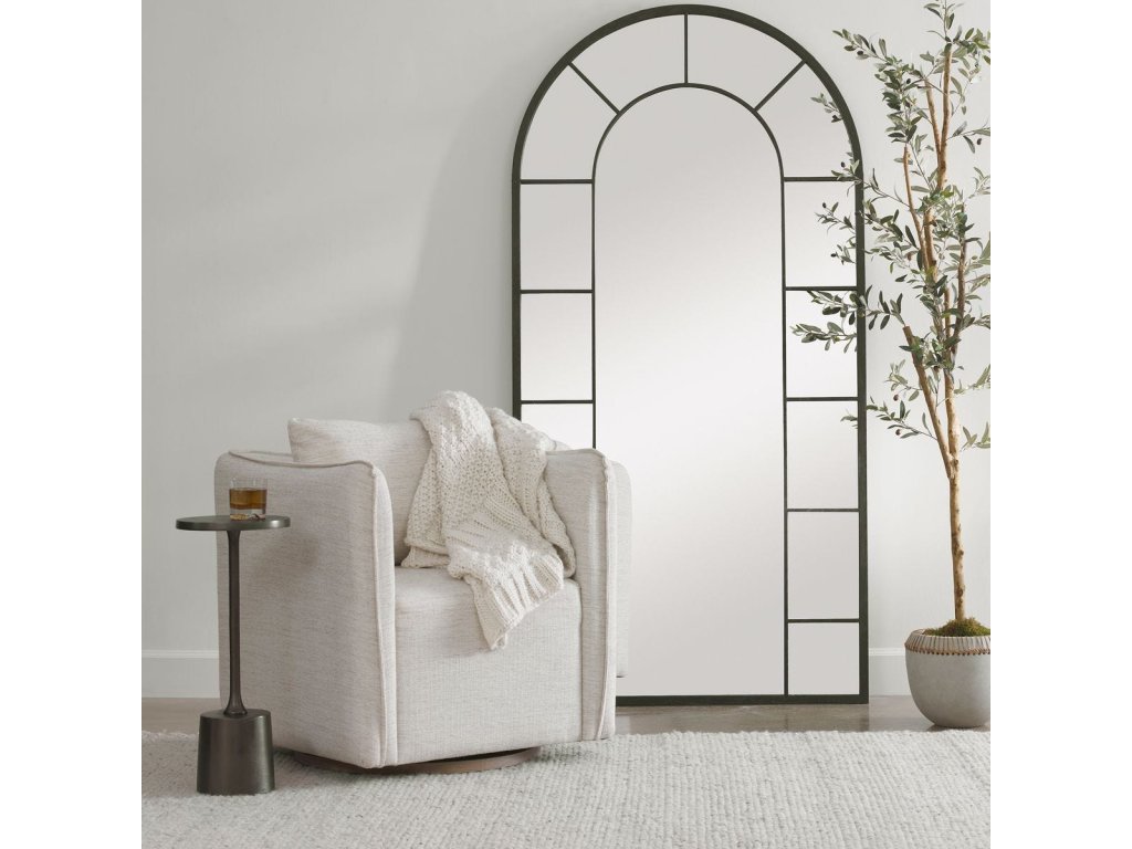 Corben Swivel Chair, White - image 1