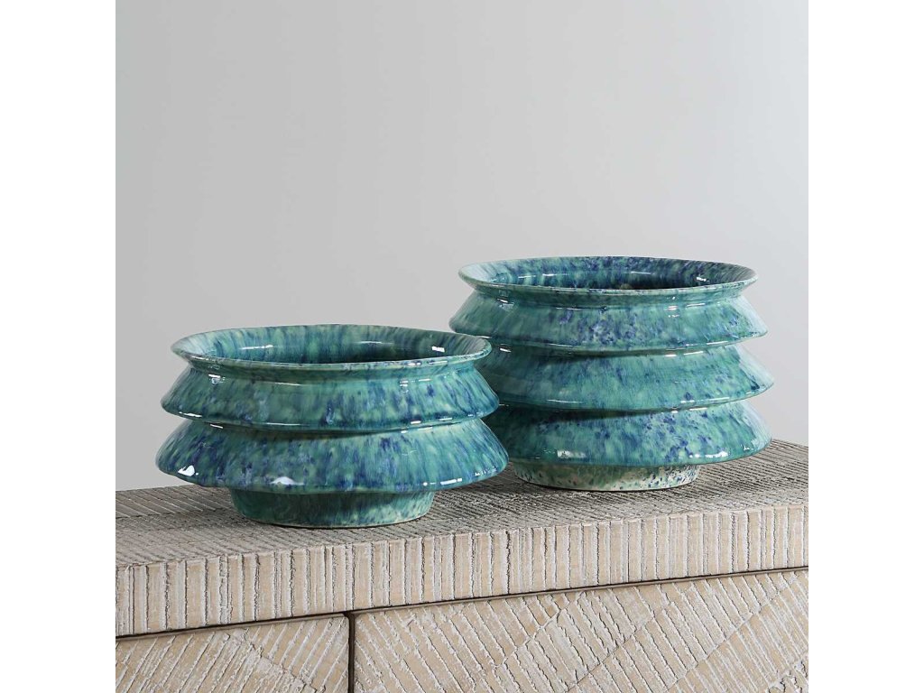 Zigzag Bowls, S/2 - image 1