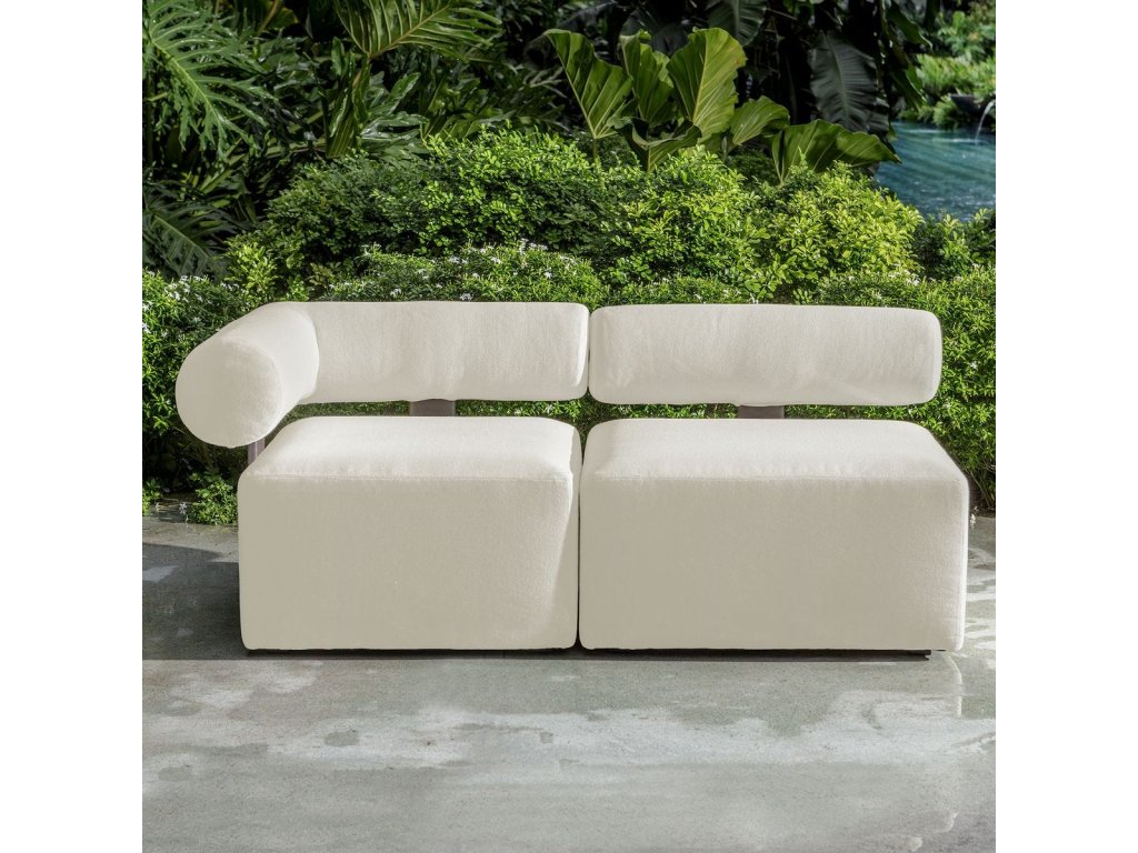 Bolster Back Outdoor Sofa, Armless - image 8