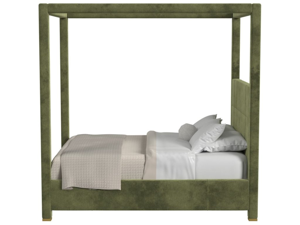 Hibernate Canopy Bed, Queen - Antique Loden , 2 Cartons - image 2