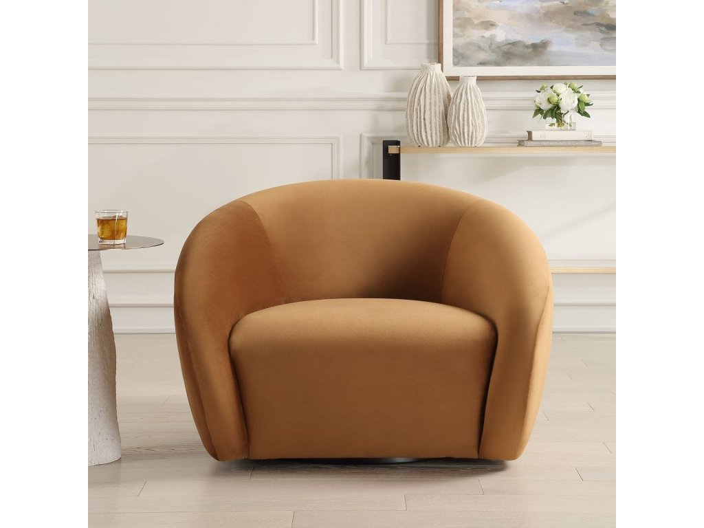 Desoto Swivel Chair, Hazlenut - image 1