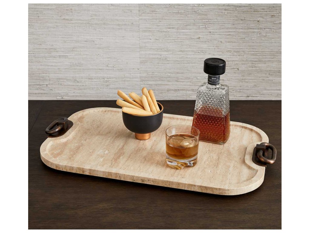 Hippodrome Tray - Travertine - image 1