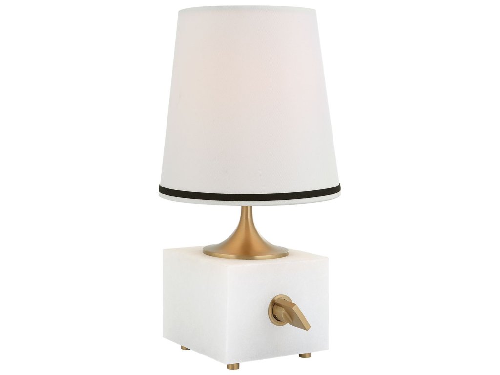 Blockhead Mini Lamp - Satin Brass - image 4