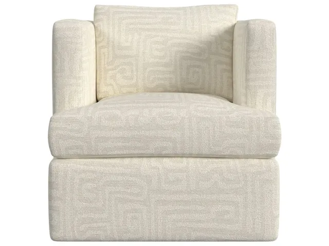 Elevated Swivel Chair - Maze Oyster
