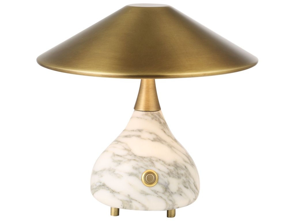 Kiss Rechargeable Mini Lamp - Arabescato Marble - main image