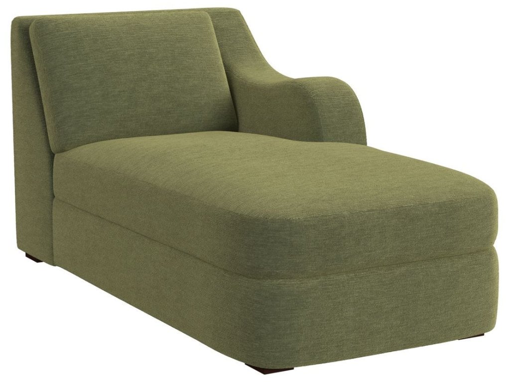 Big Wave Chaise, Right Arm Facing - Antique Loden - main image