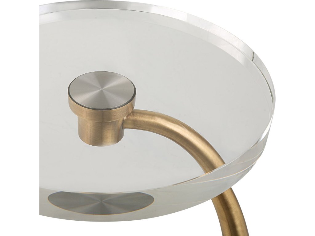 Waveney Drink Table, Brass - image 3