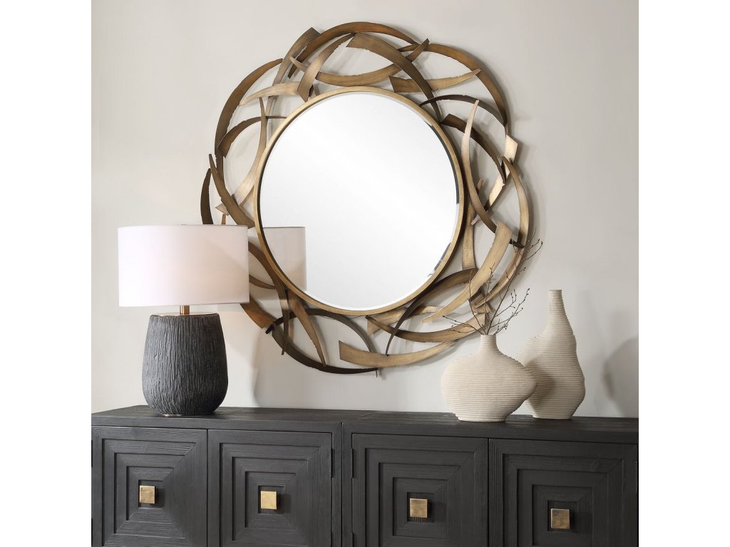 Cutting Edge Round Mirror - image 1