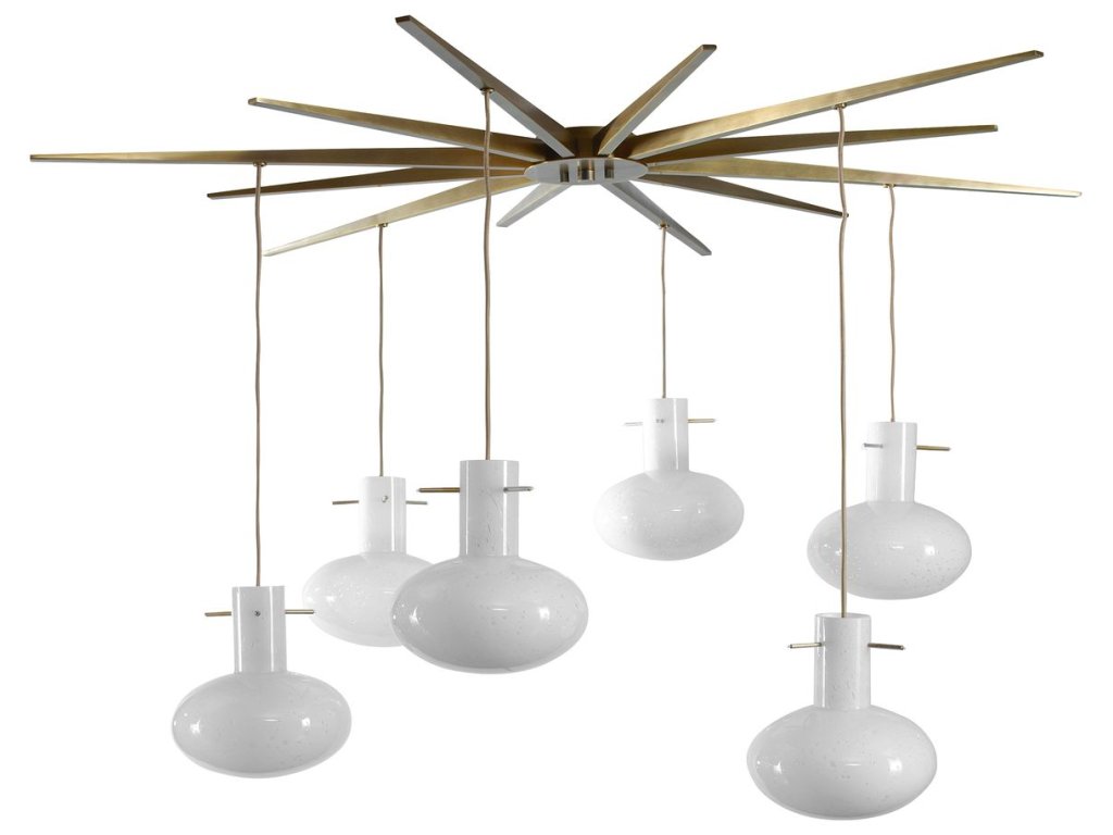 Superstar, 6 Lt Flush Pendant - image 2