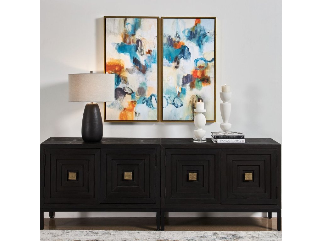 Casual Moments Framed Canvases, S/2 - image 1