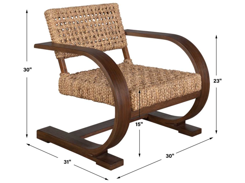 Rehema Accent Chair, Walnut - image 6