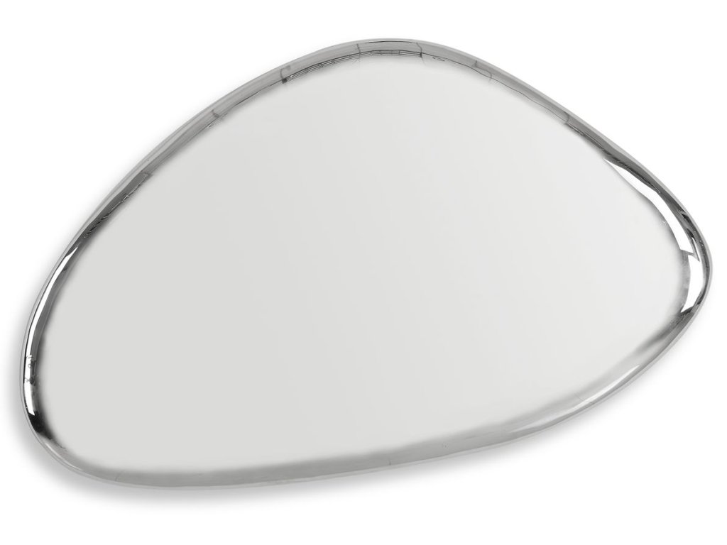 Jelly Bean Wall Sculpture - 26X16 Silver - image 3