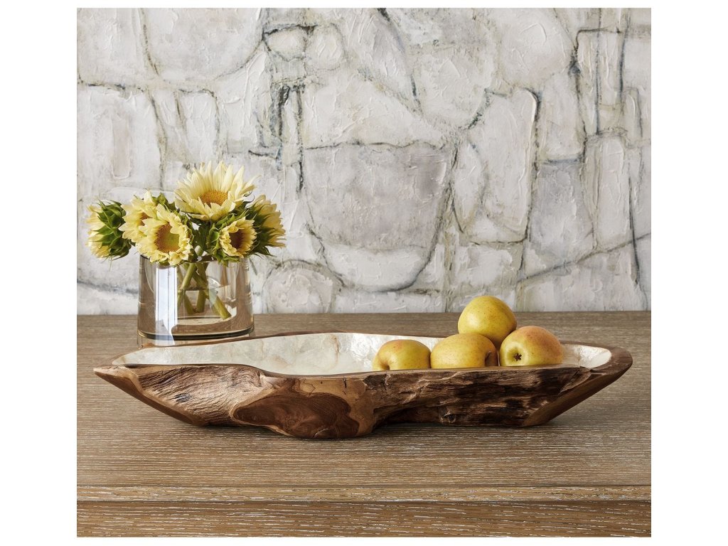 Pearl Forest Bowl - White Capiz - image 4
