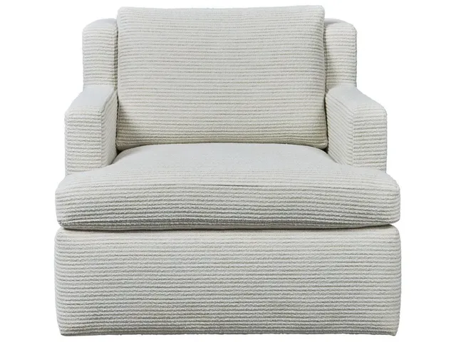 Unwind Swivel Chair - Snow Garden White