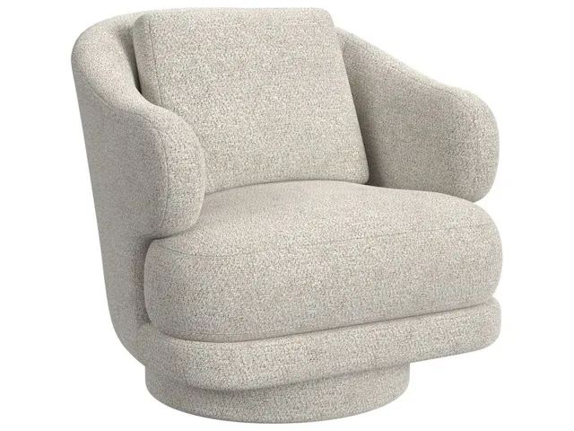 Cuddle Swivel Chair - Snuggle Vanilla