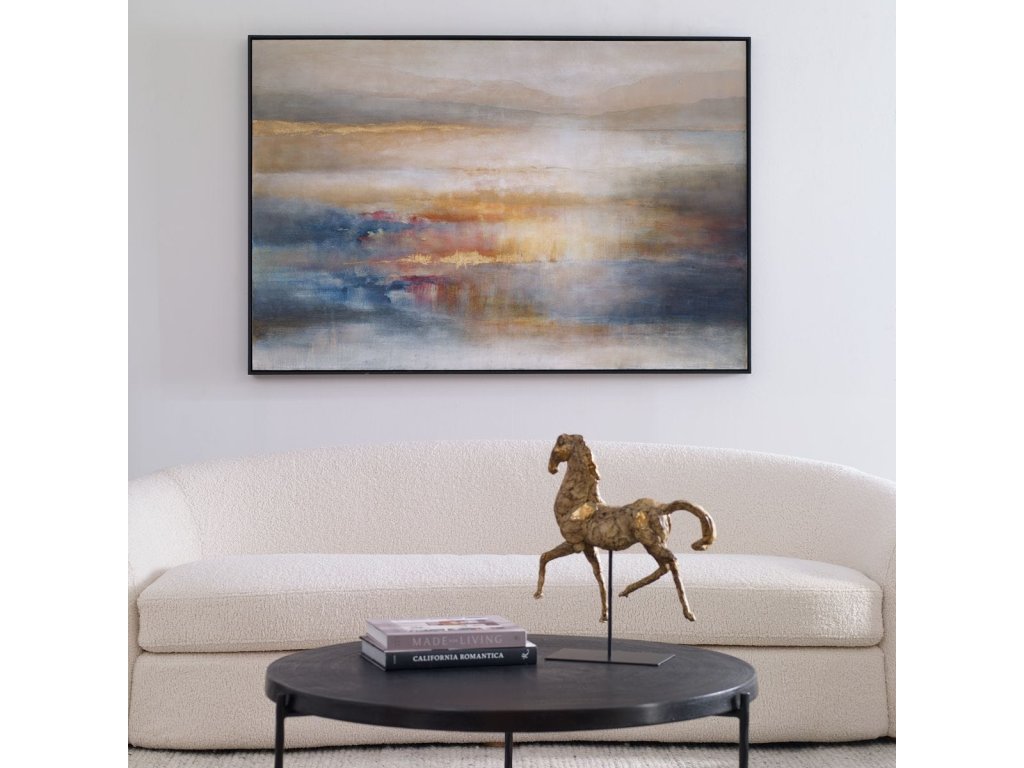 Seafaring Dusk Hand Painted Canvas - image 1