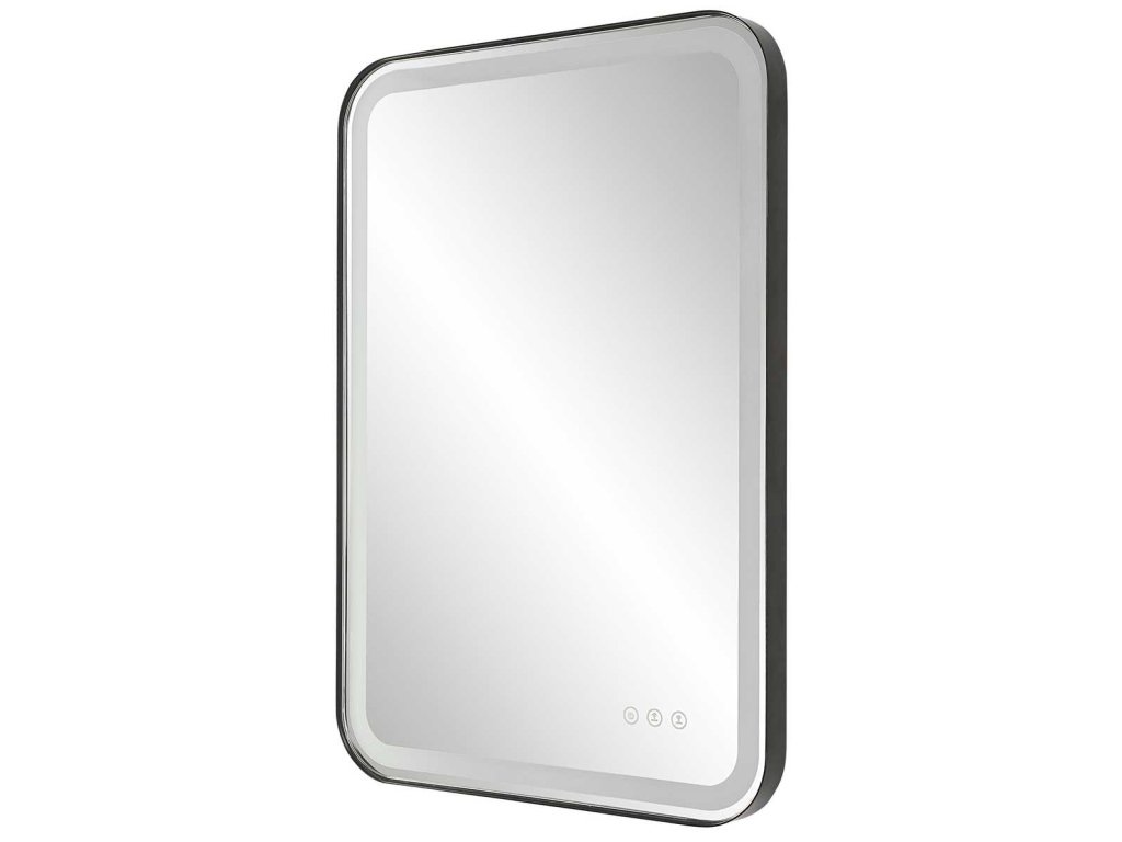 Crofton Lighted Vanity Mirror, Black - image 4