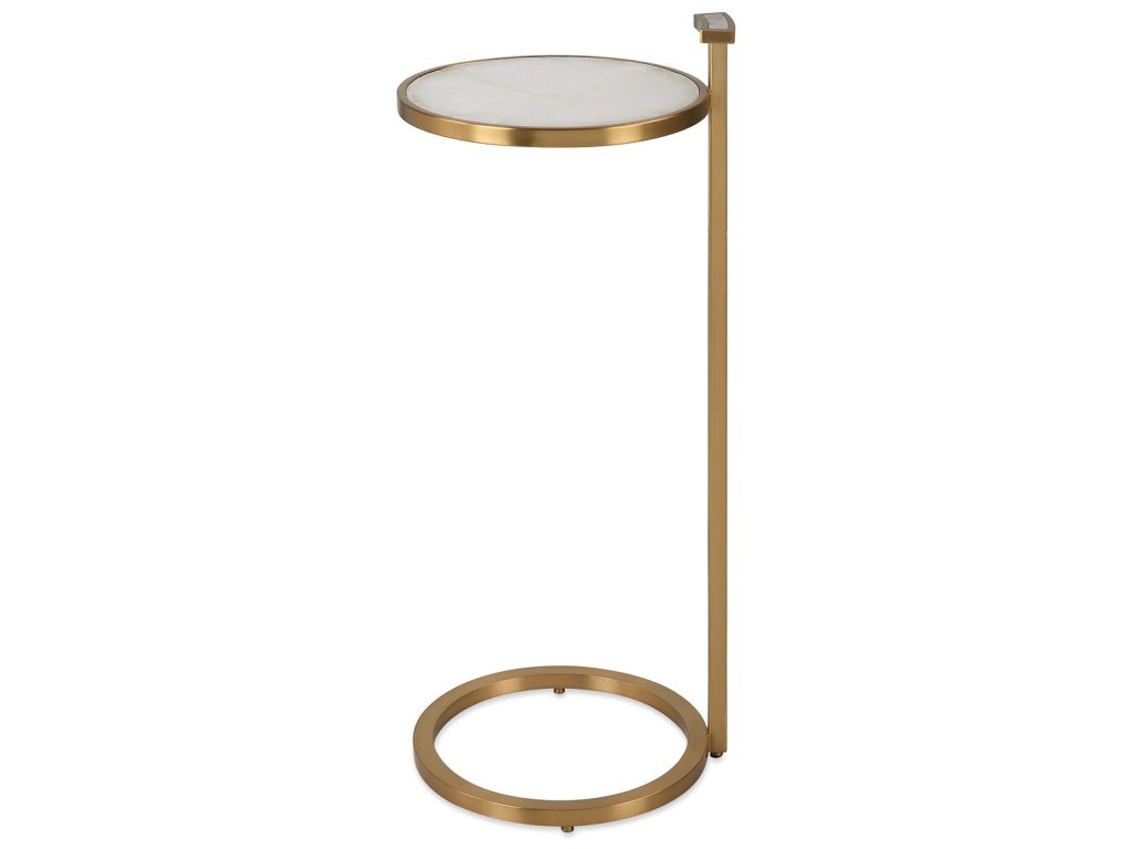 Jewel Pull Up Accent Table - Round - image 4