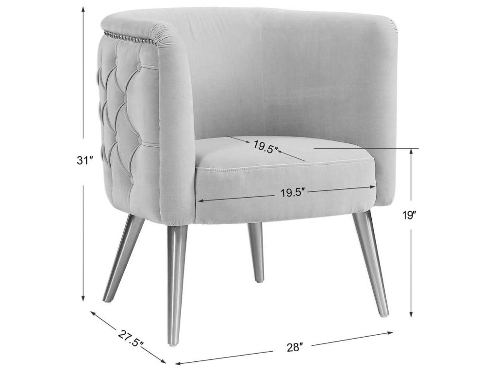 Haider Accent Chair, Champagne - image 8