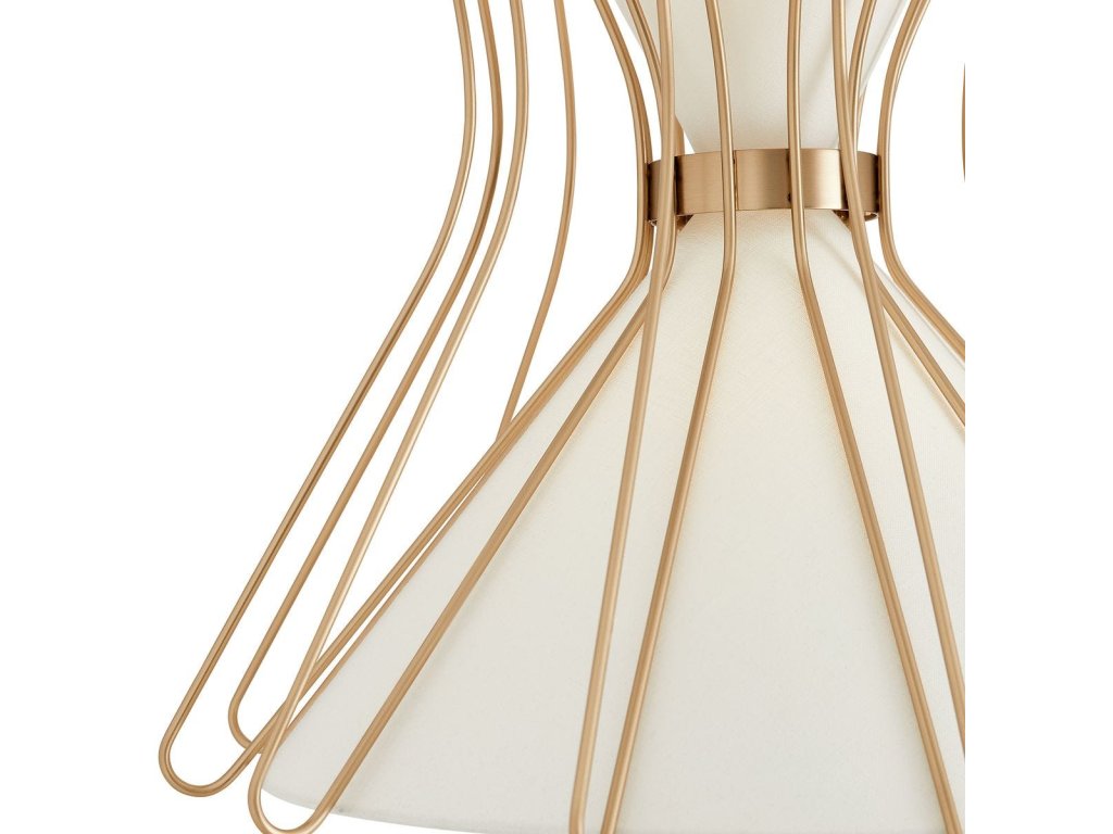 Boomerang, 4 Lt Pendant - Brass Medium - image 6