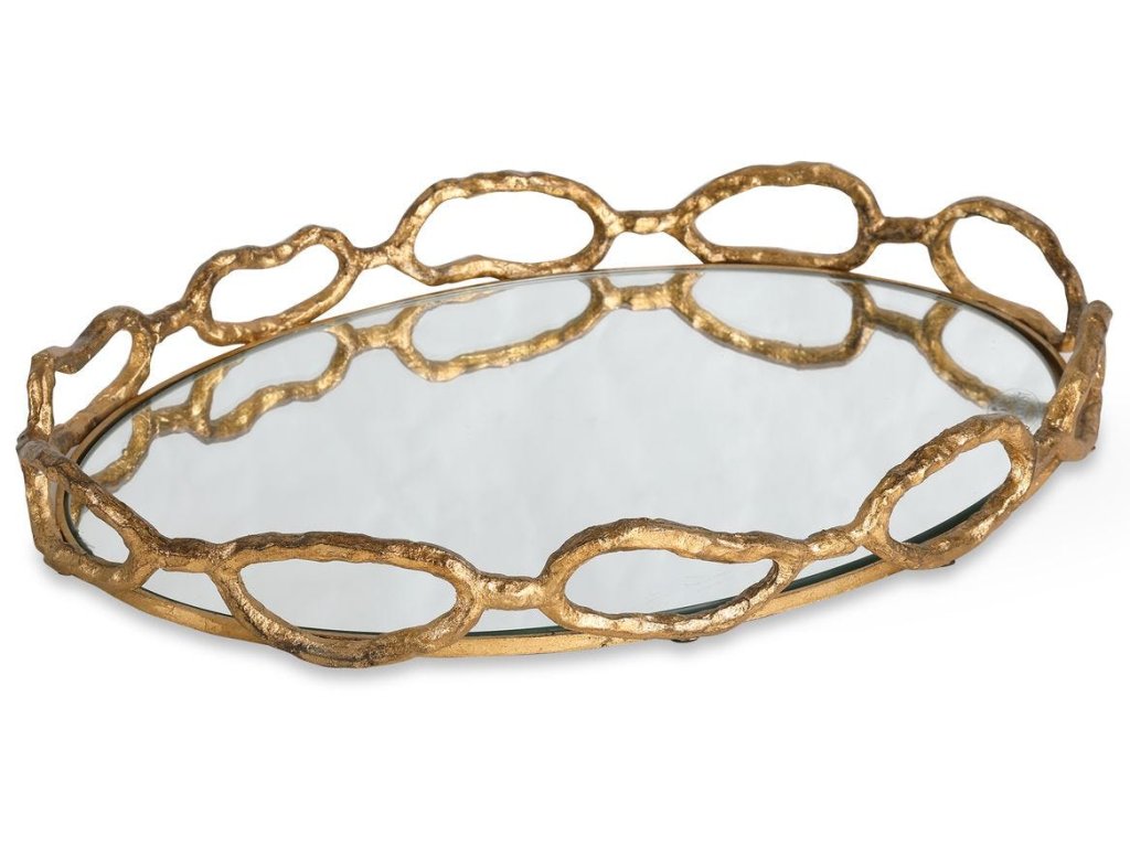 Cable Chain Tray, Gold - main image