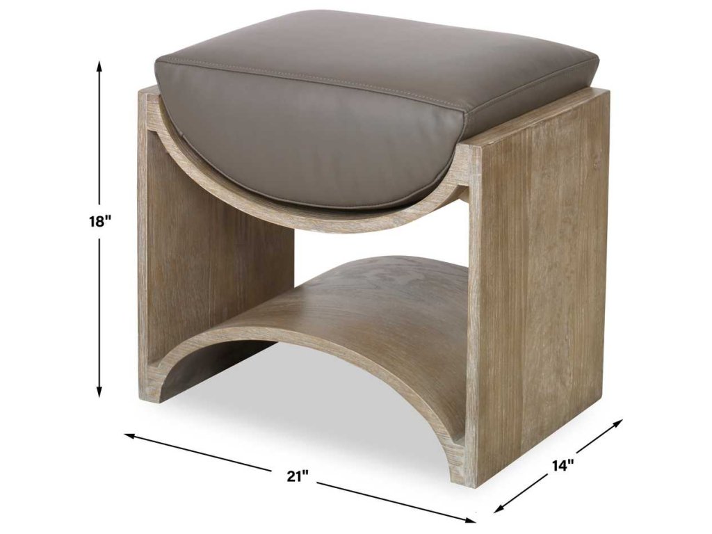 Cradle Bench - Weathered Oak - image 5