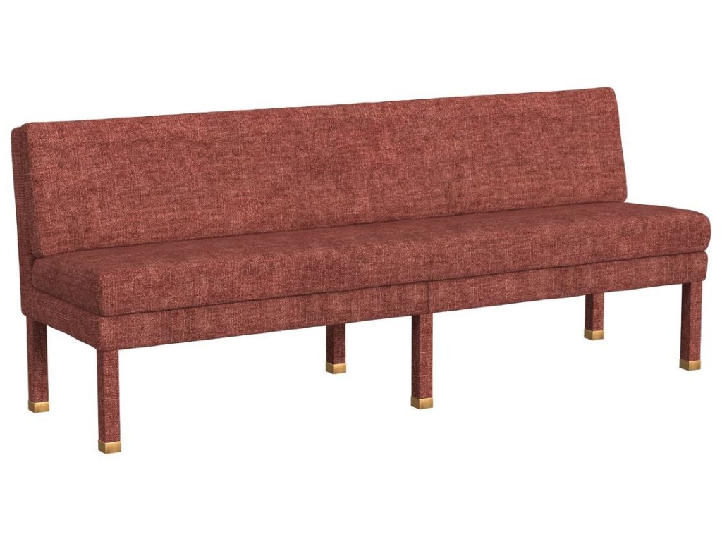 Approach The Bench Banquette, 84" - Vintage Tea Rose - image 1