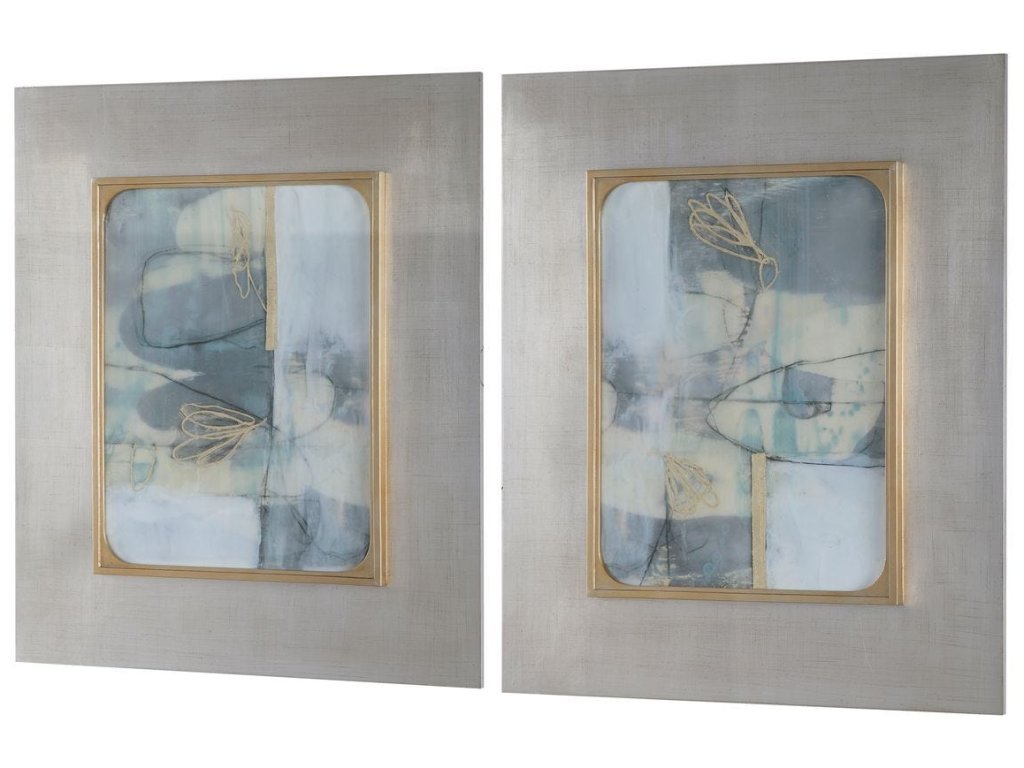 Gilded Whimsy Framed Prints, S/2 - image 2