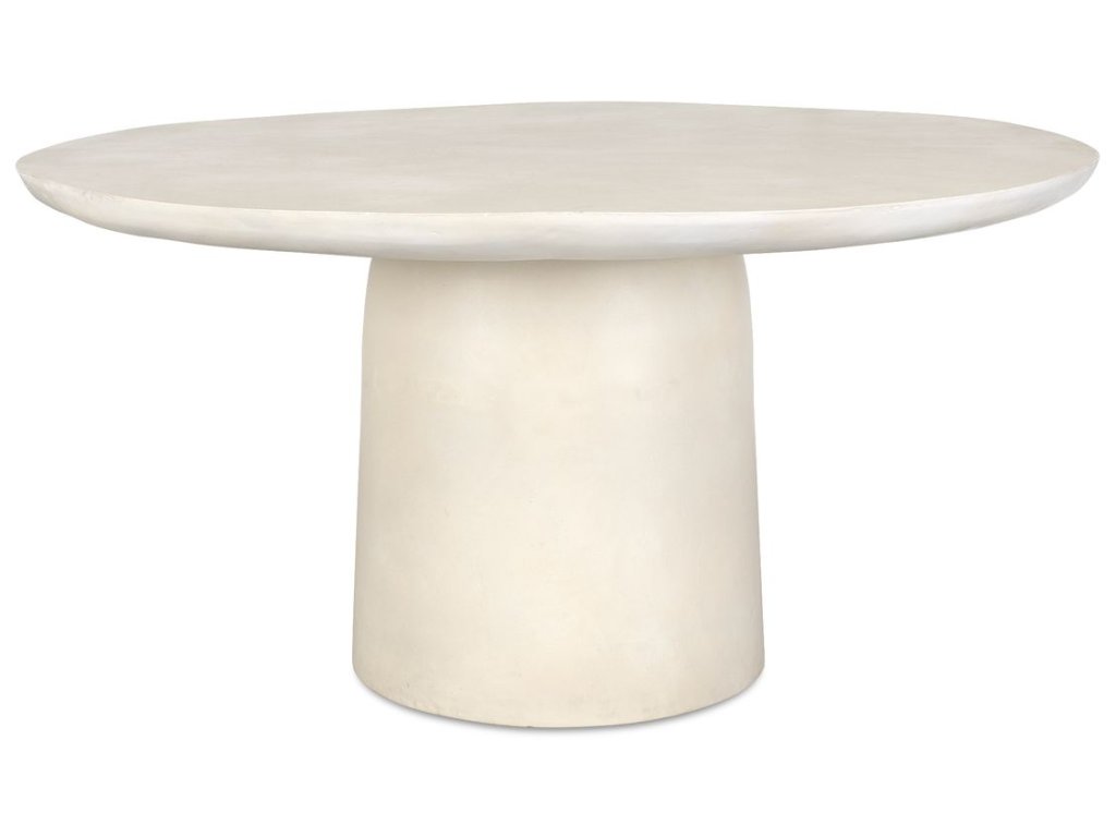 Madrone Outdoor Dining Table, Warm White, 2 Cartons - main image