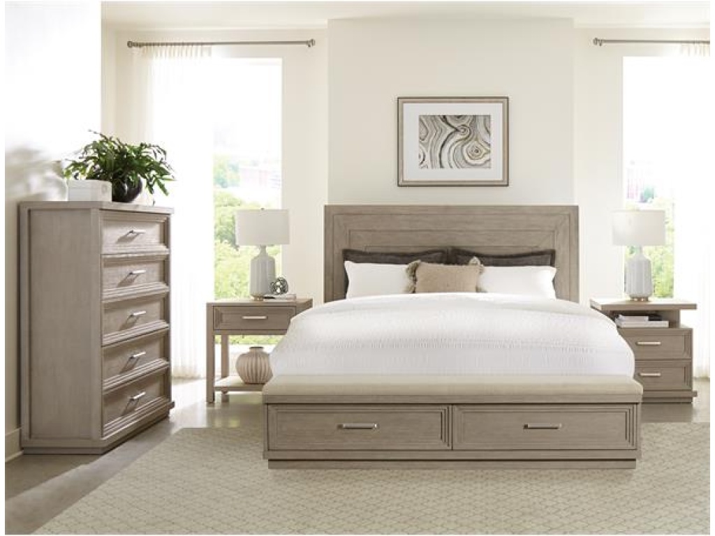 King Upholstered Storage Footboard - main image