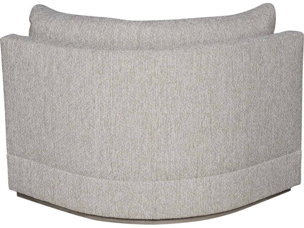 Boyden Leather Curved Corner Chair - image 2