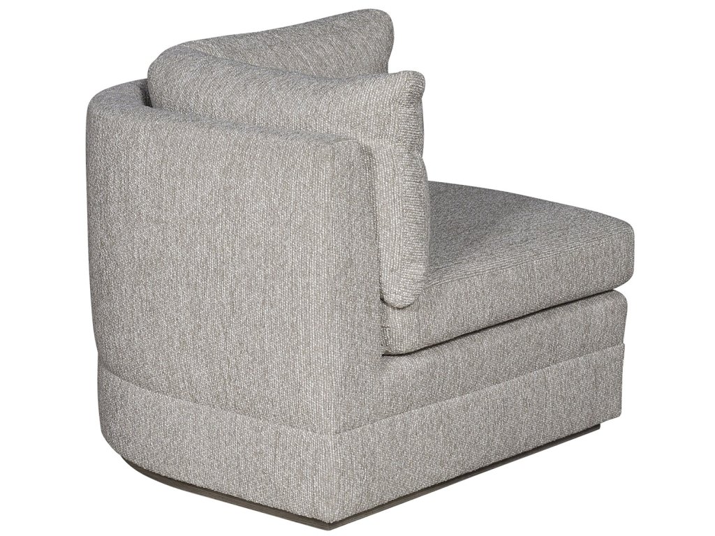 Boyden Leather Curved Corner Chair - image 3