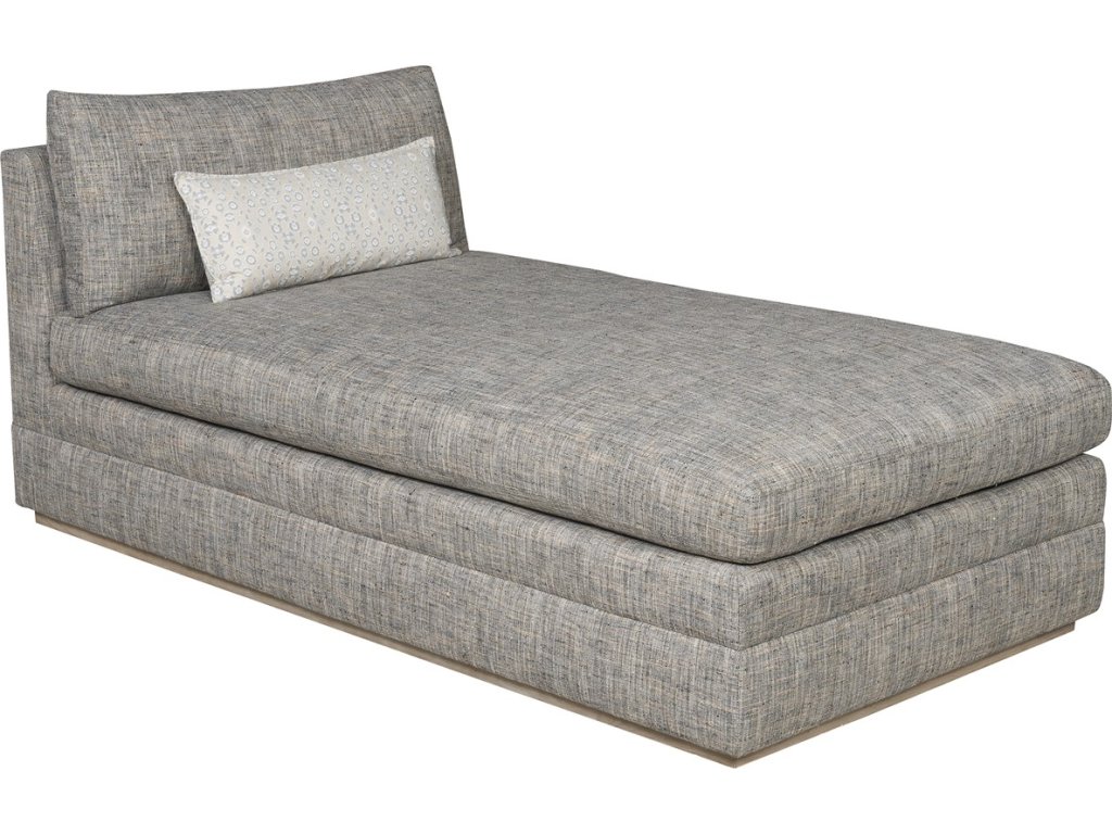 Boyden Leather Armless Chaise - image 1