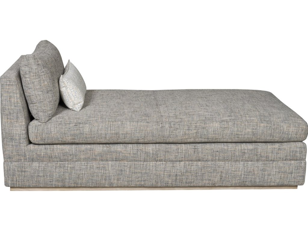 Boyden Leather Armless Chaise - image 3