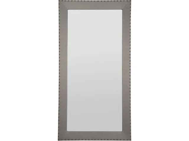 Corinthian Club Upholstered Floor Mirror - Alternative View