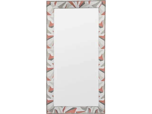 Corinthian Club Upholstered Floor Mirror