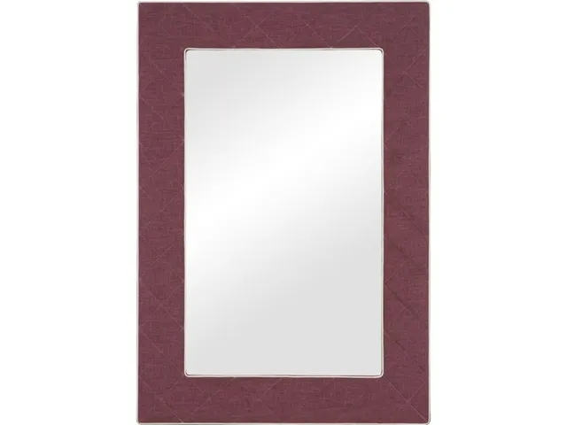 The Brewster Upholstered Button Quilted Mirror