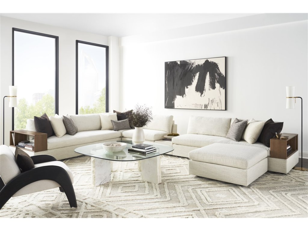 Embrace Left Wood Shelf Arm Sofa - image 2