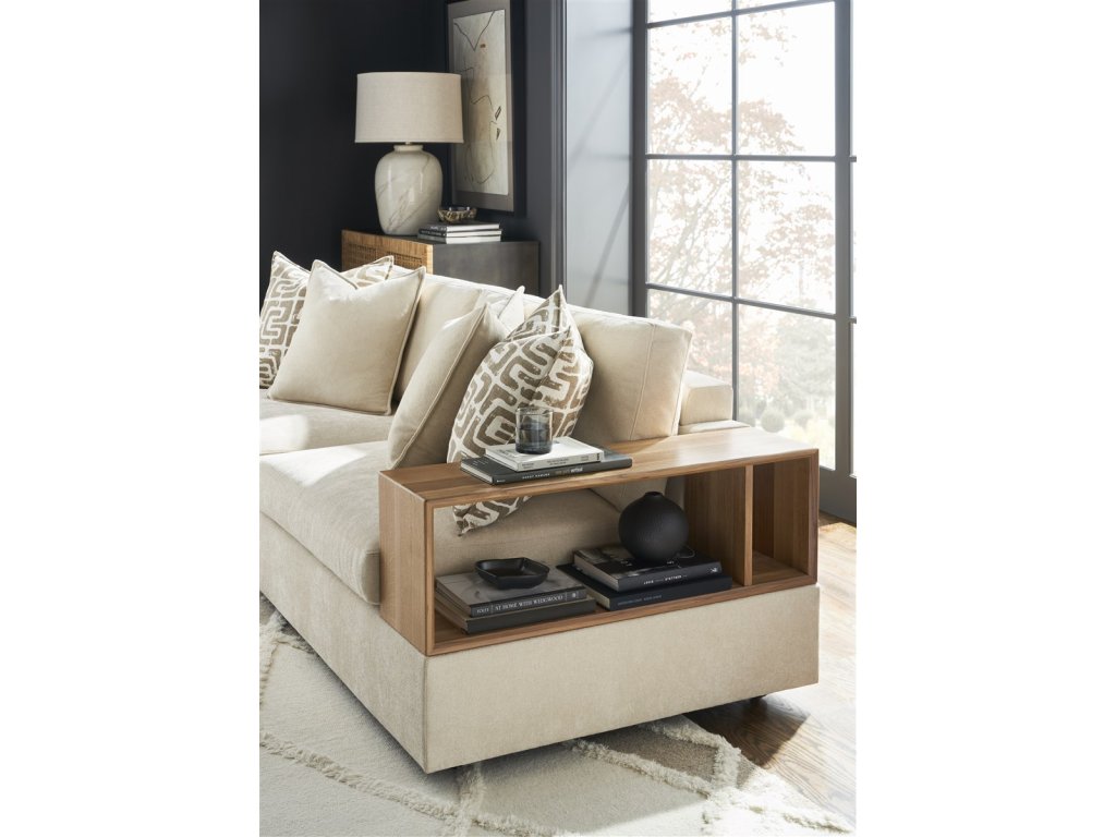 Embrace Wood Shelf Arm Sofa - image 4