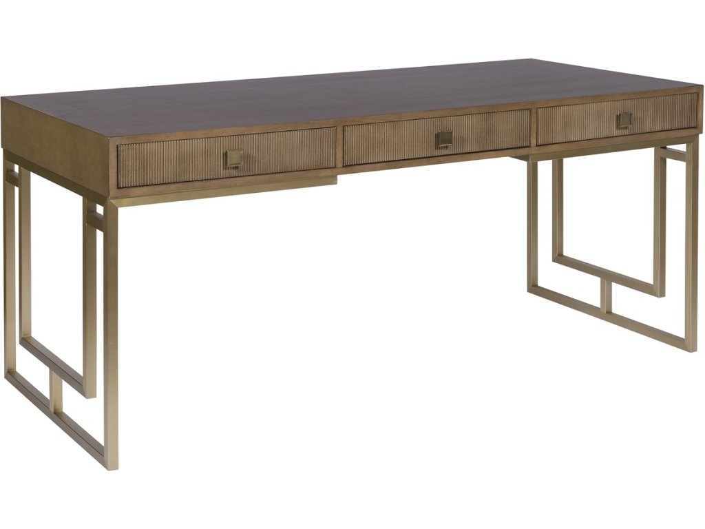 Berkley Desk with Metal Geometric Base - image 6