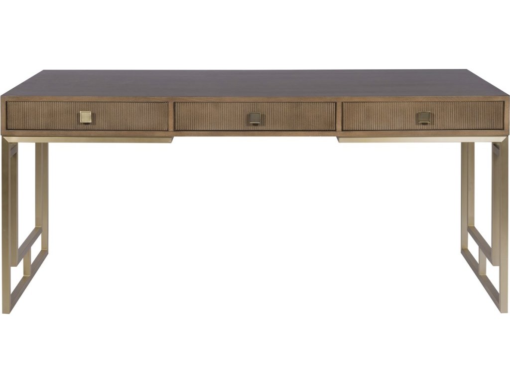 Berkley Desk with Metal Geometric Base - image 5
