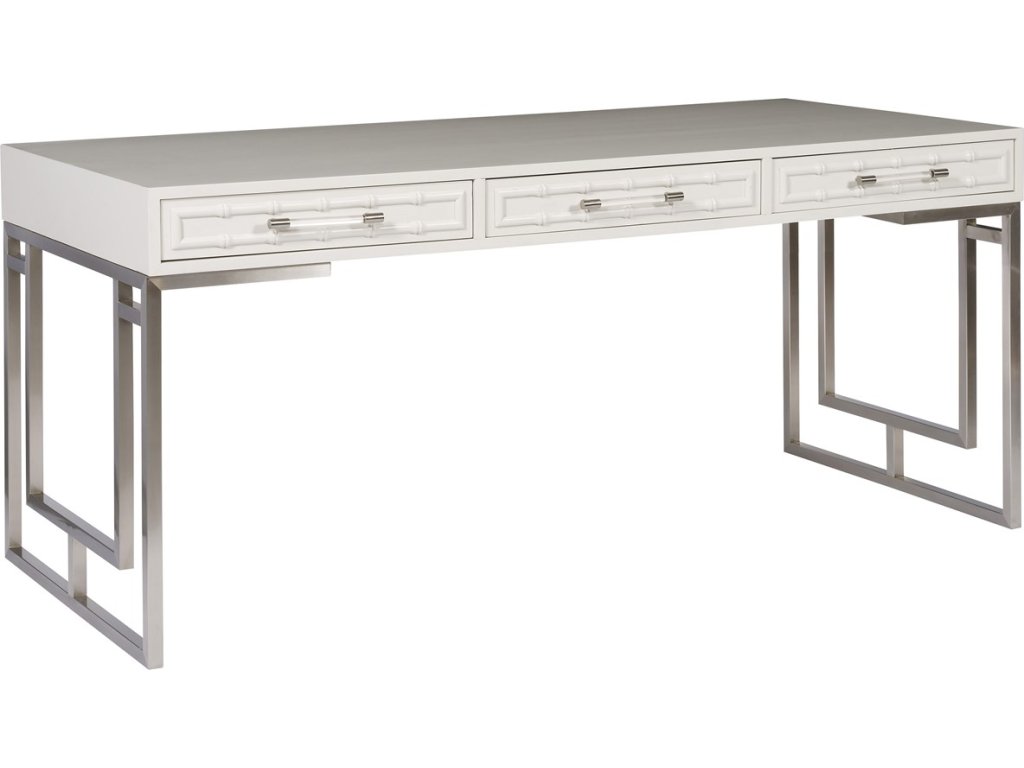 Berkley Desk with Metal Geometric Base - image 1