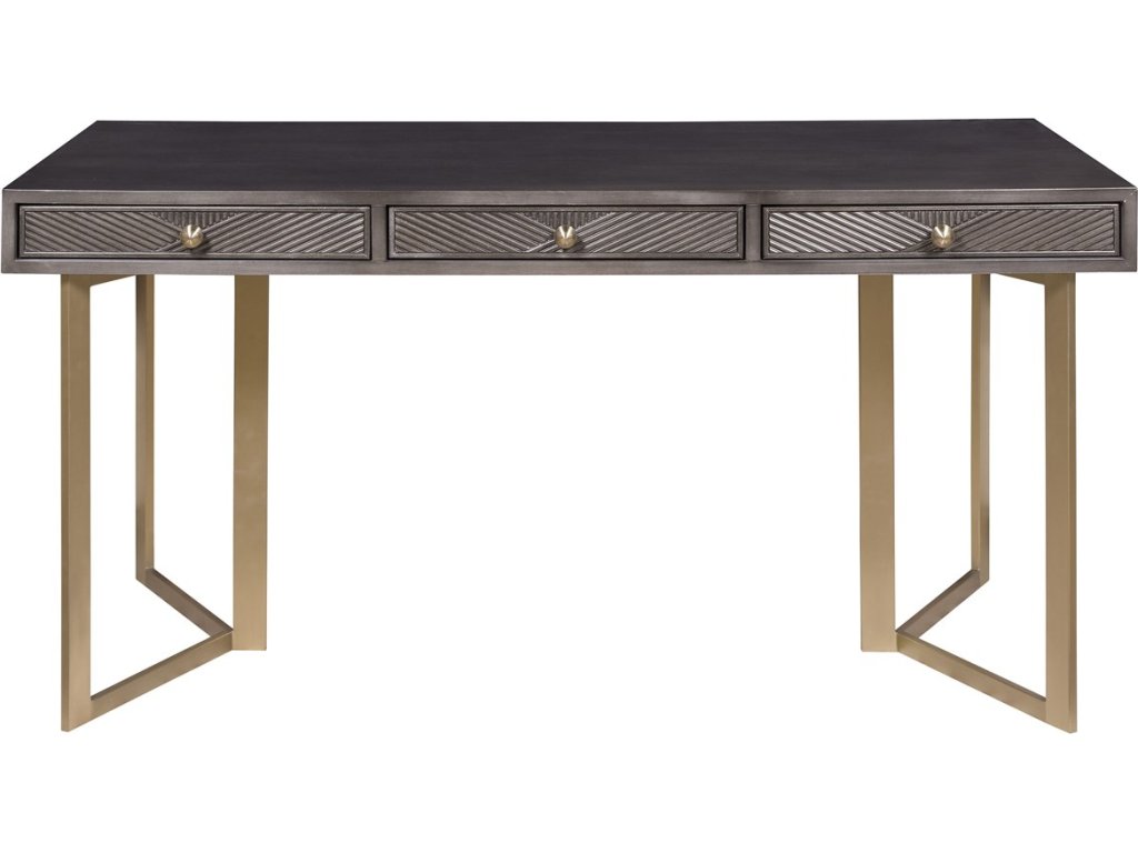 Berkley Desk with Metal V Base - image 4