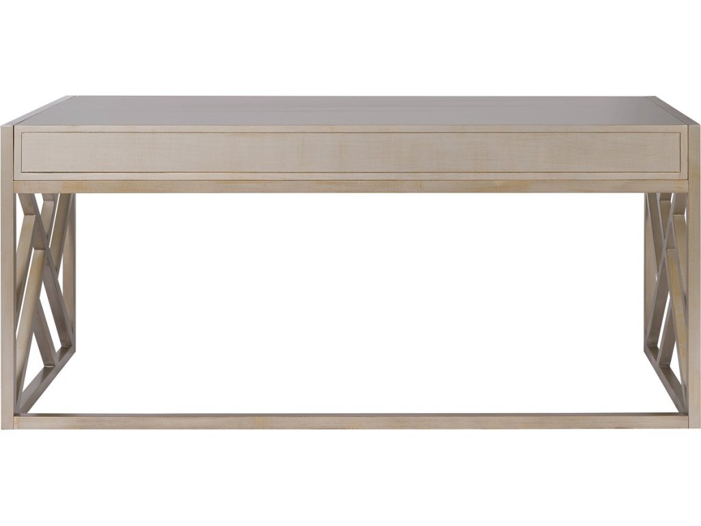 Berkley Desk with Wood Fretwork Base - image 2