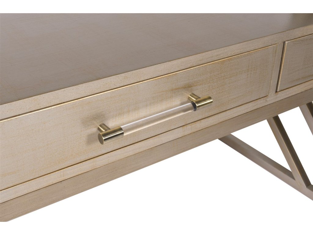 Berkley Desk with Wood Fretwork Base - image 3