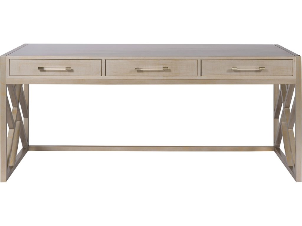 Berkley Desk with Wood Fretwork Base - main image