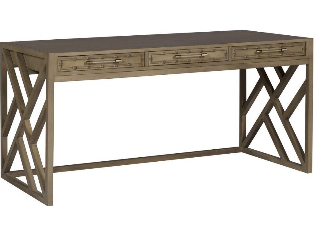 Berkley Desk with Wood Fretwork Base - image 5